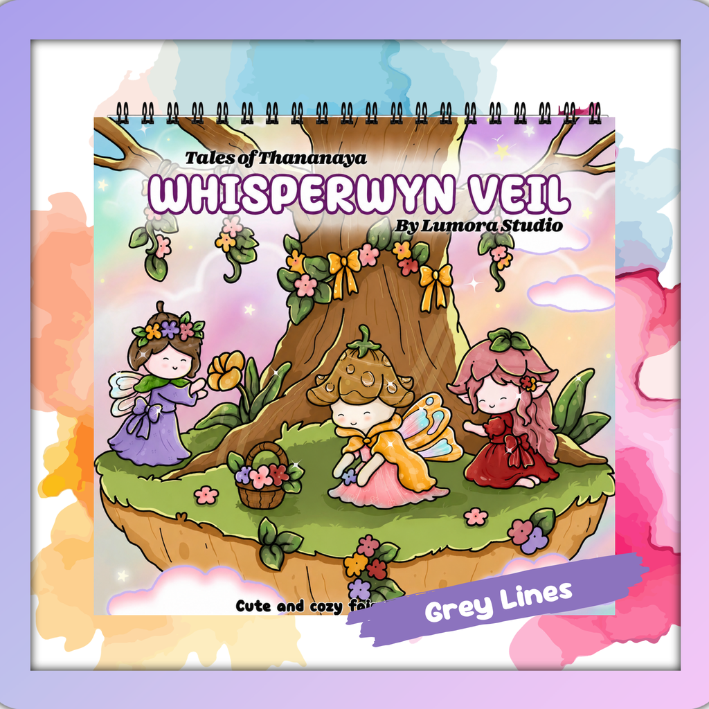 Whisperwyn Veil - Grey Lines
