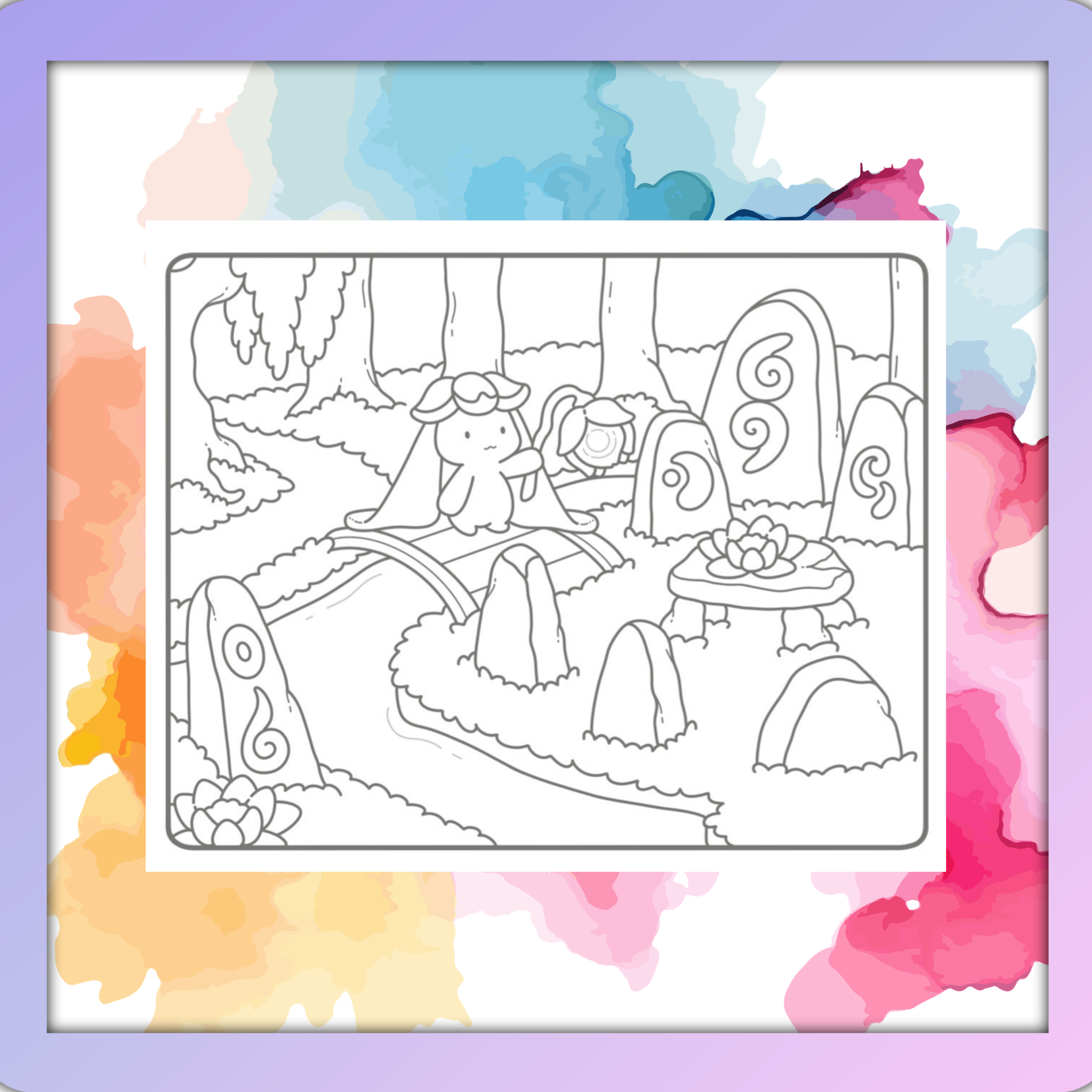 The Bloomfolk Enchanted Kingdom - Grey lines