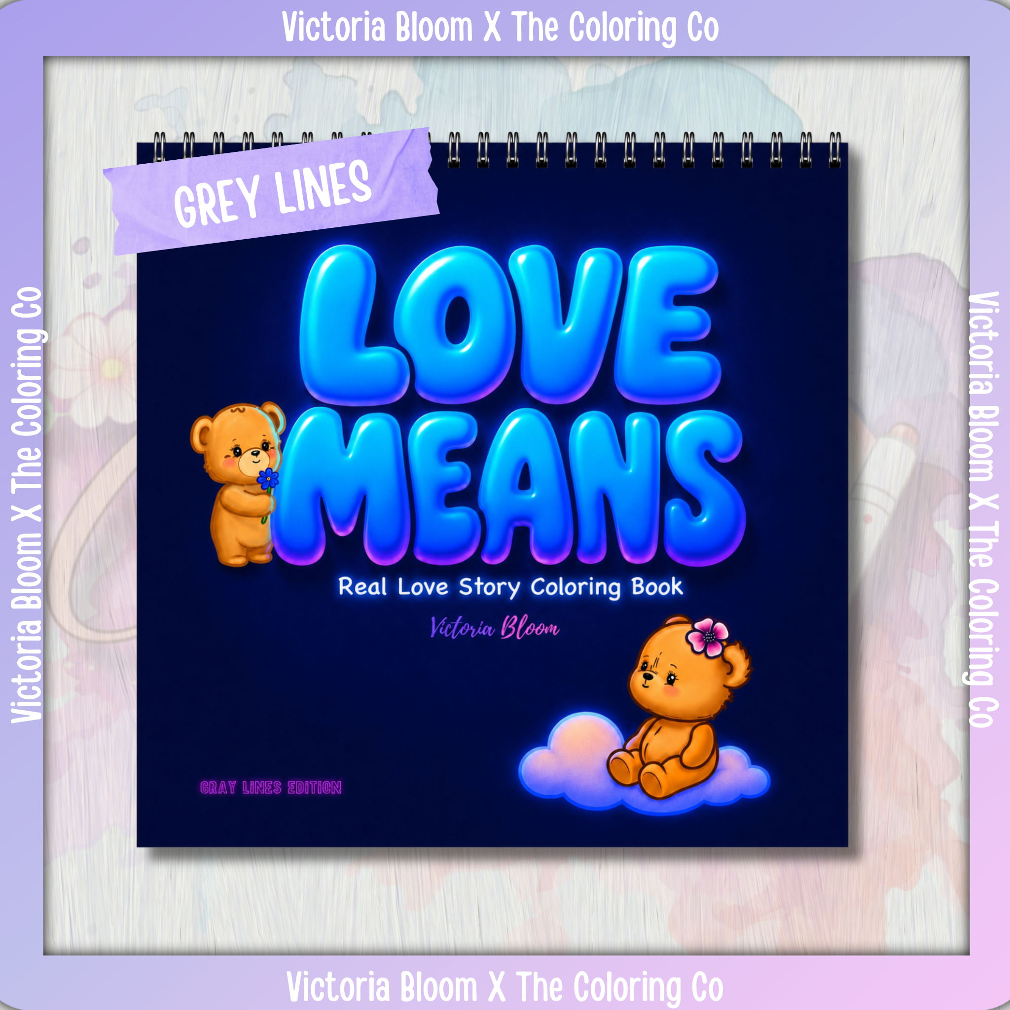 Love Means - Grey Lines